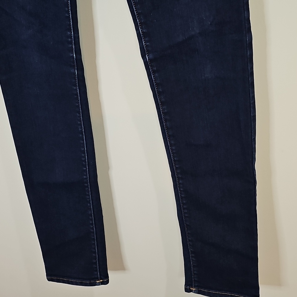 American Eagle Dark Wash Size 4 Stretch Skinny Jeans - Picture 4 of 8